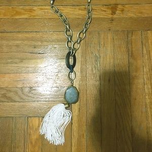 Boho Chic Tassel Pendant Statement Necklace